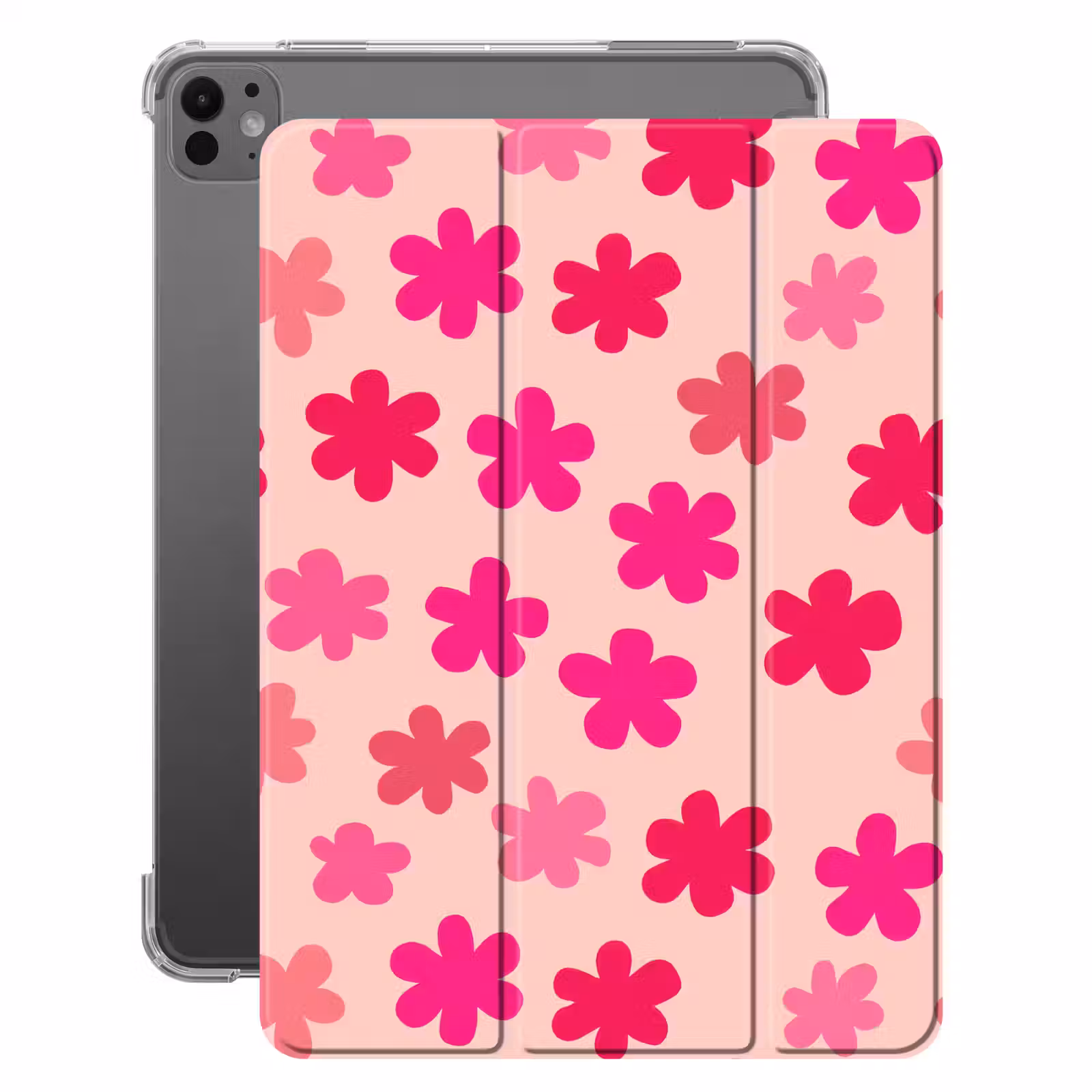 iPad-Hülle - Blumen - Muster - Rosa — 1