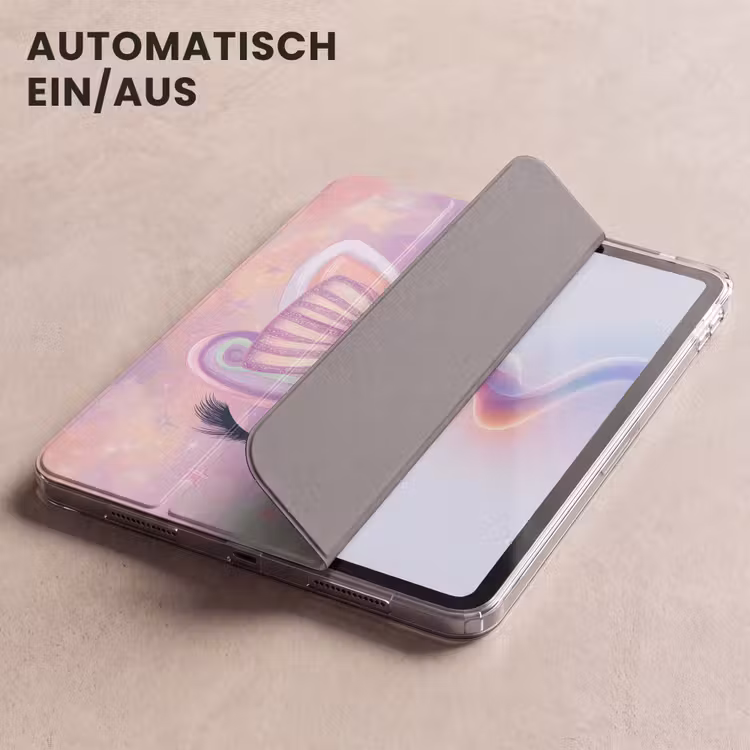 iPad-Hülle - Einhorn - Glitzer - Regenbogen - Pastell — 5