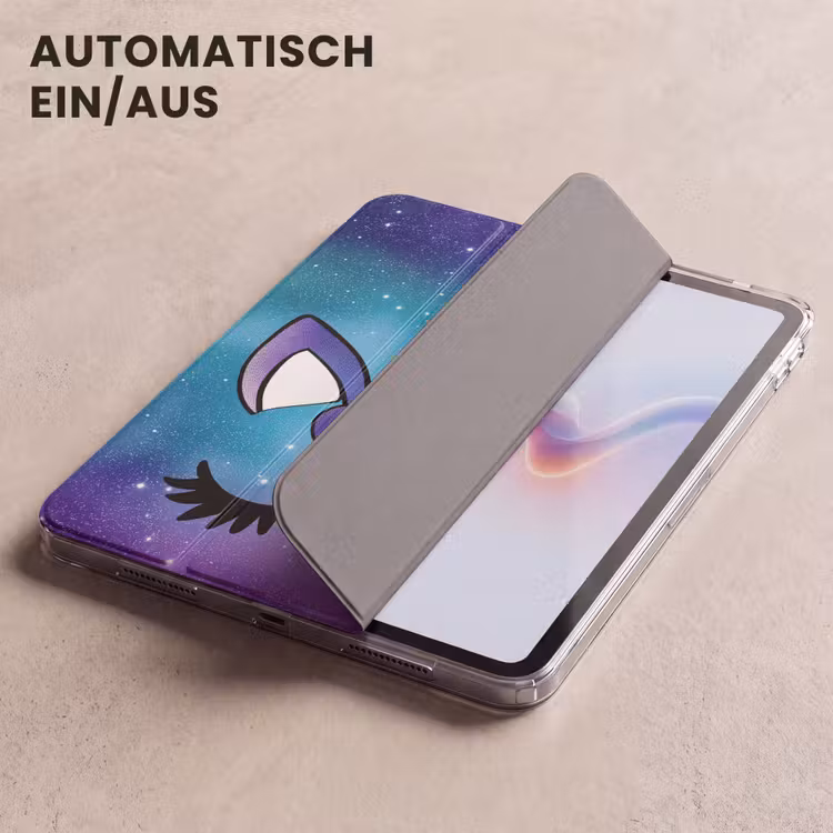 iPad-Hülle - Einhorn - Sternenhimmel - Blau — 5