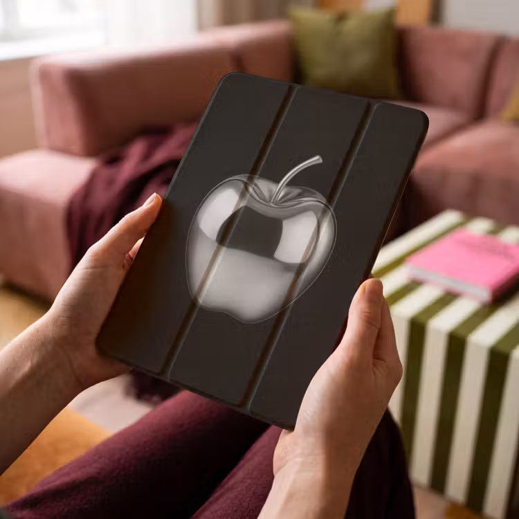 iPad-Hülle - Apfel - Metallisch - Symmetrisch — 4