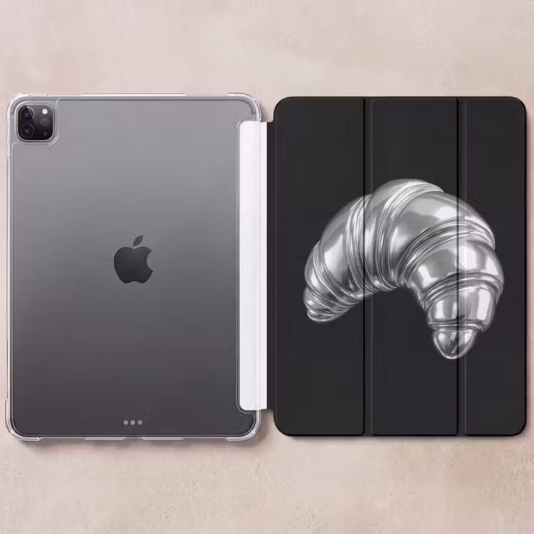 iPad-Hülle - Croissant - Metall - Silber — 6