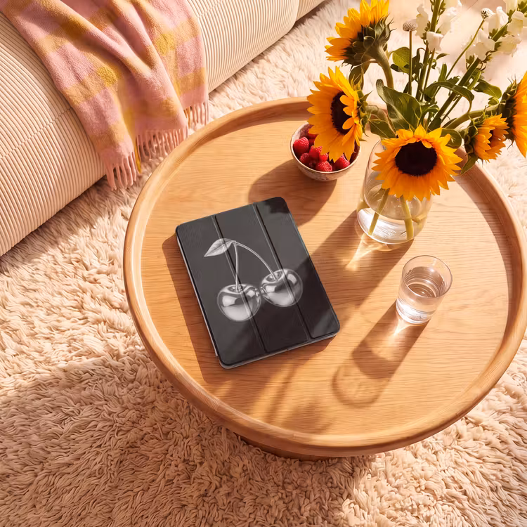 iPad-Hülle - Kirsche - Luxuriös - Metallisch — 2