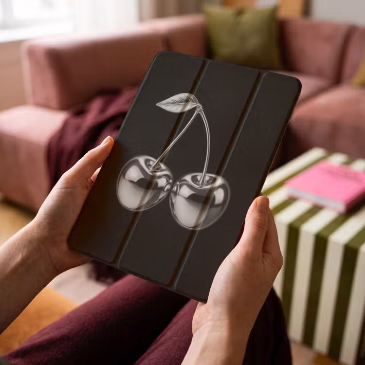 iPad-Hülle - Kirsche - Luxuriös - Metallisch — 4