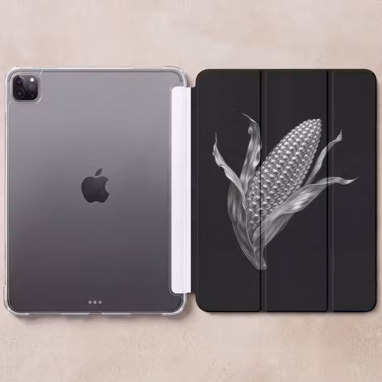 iPad-Hülle - Maiskolben - Glänzendes Metall - Elegant — 6