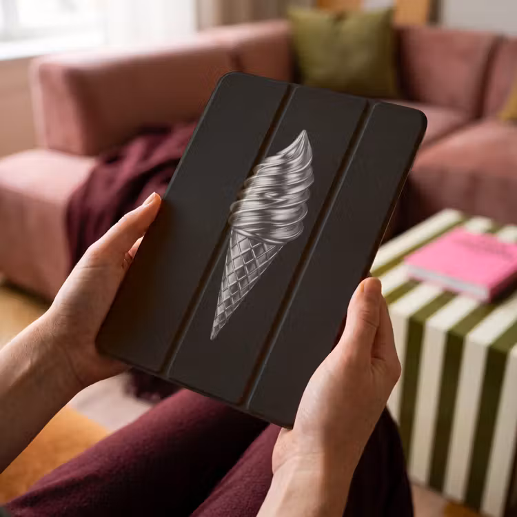 iPad-Hülle - Softeis - Realistisch - Futuristisch — 4