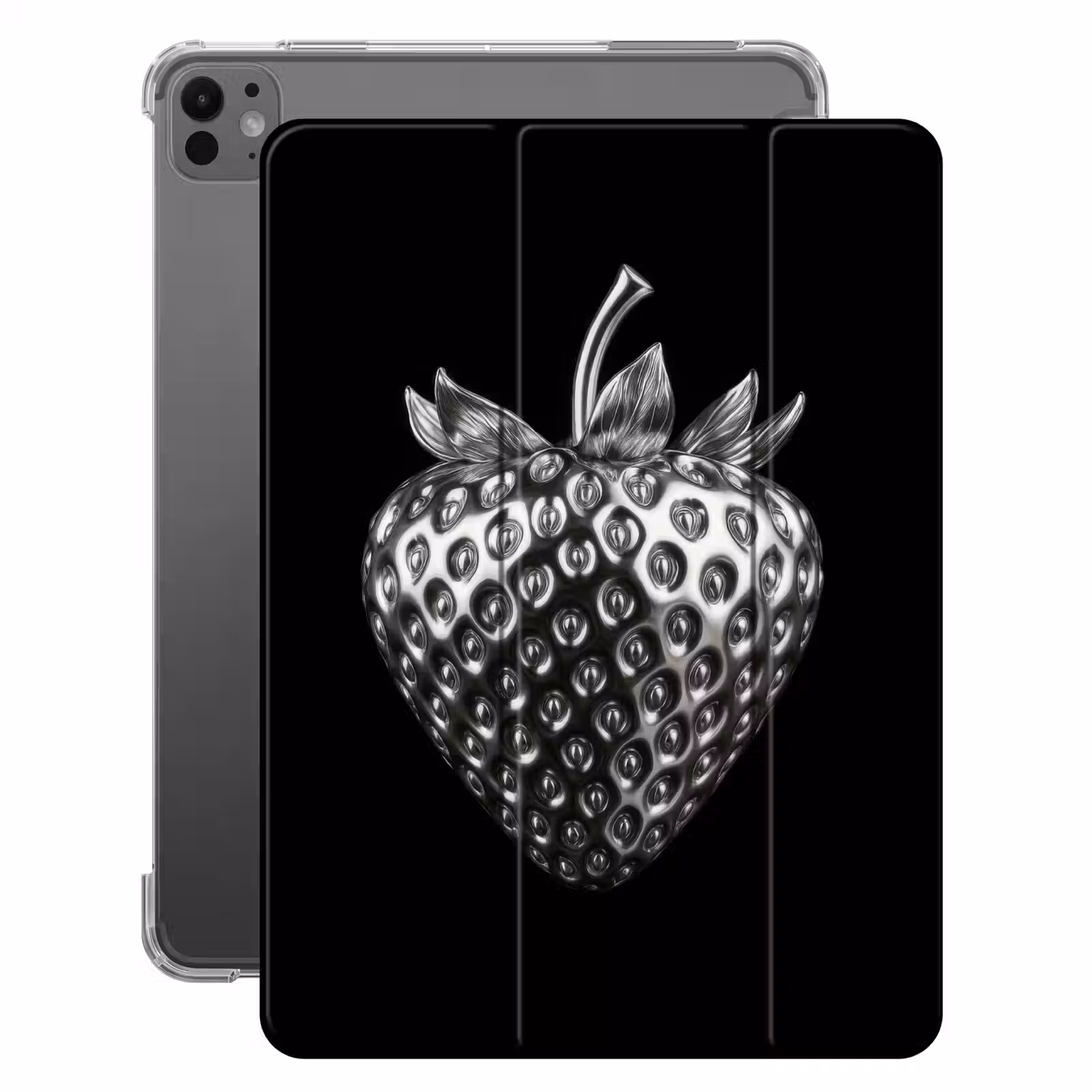iPad-Hülle - Erdbeere - Saatgutstruktur - Realistisch — 1