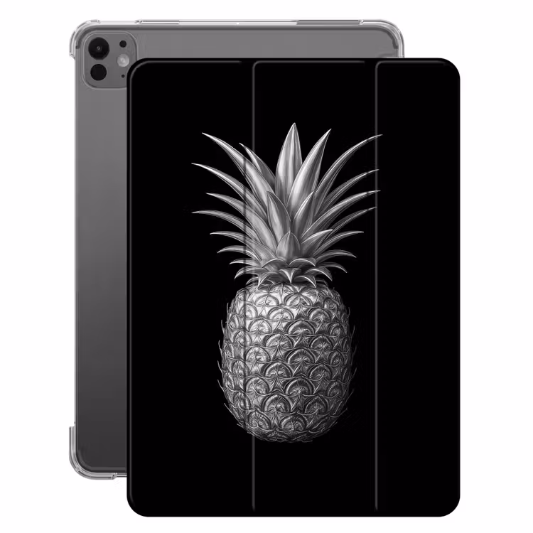 iPad-Hülle - Ananas - Detailliert - Blätter — 1