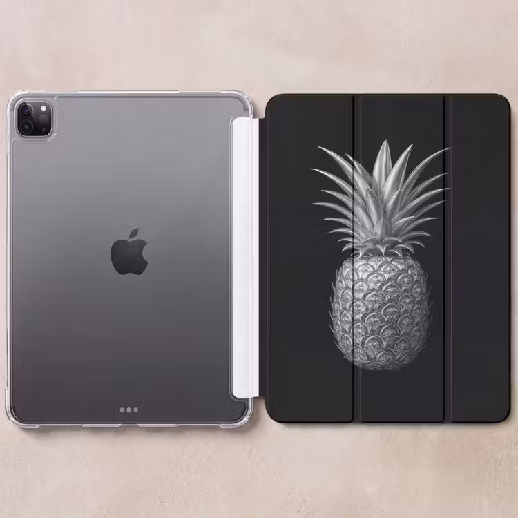 iPad-Hülle - Ananas - Detailliert - Blätter — 6