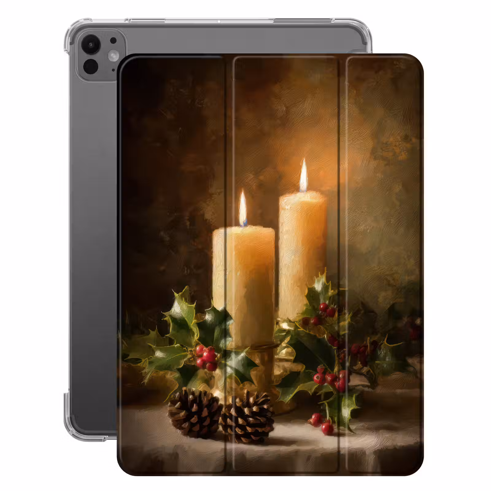 iPad-Hülle - Kerzenlicht - Weihnachten - Mehrfarbig — 1