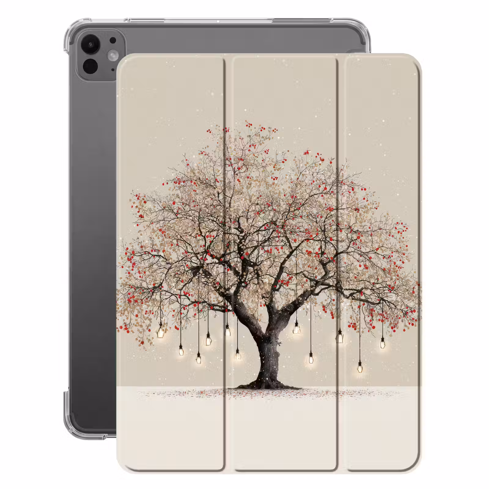iPad-Hülle - Lichterbaum - Winter - Weihnachten - Mehrfarbig — 1