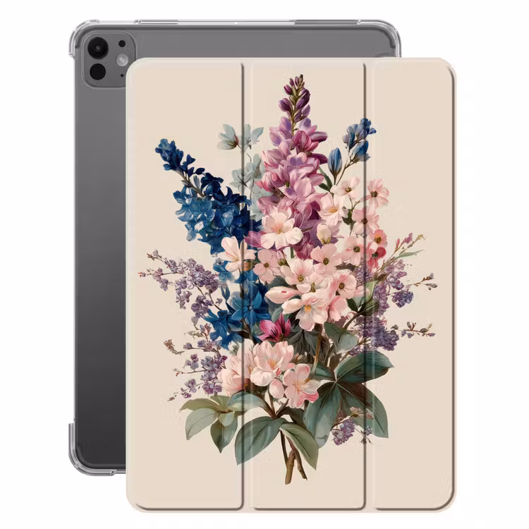 iPad-Hülle - Bouquet - Beige - Harmonisch - Dezent — 1