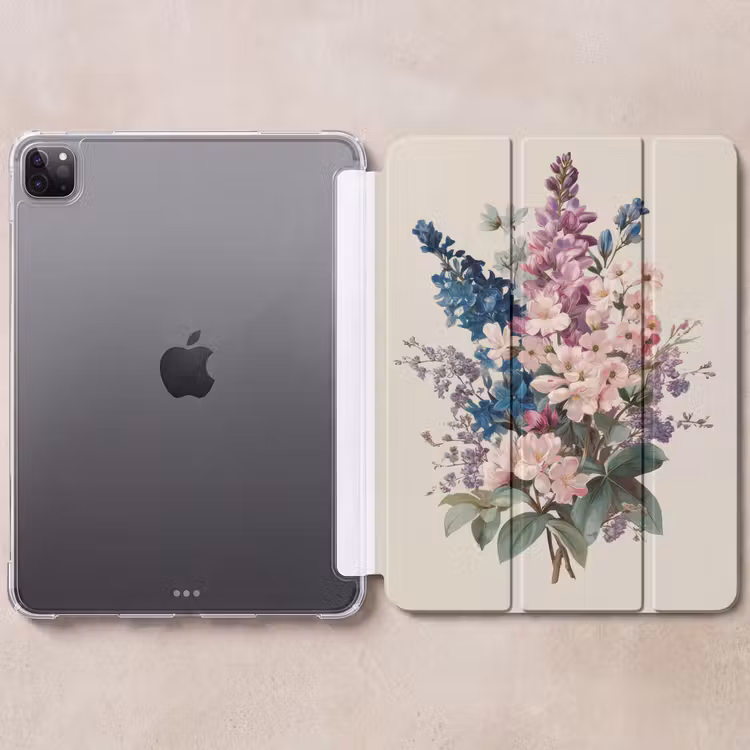 iPad-Hülle - Bouquet - Beige - Harmonisch - Dezent — 6