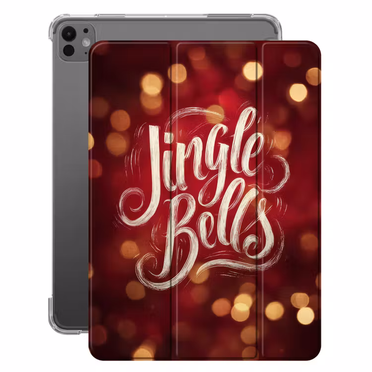 iPad-Hülle - Jingle - Bells - Weihnachten - Rot — 1