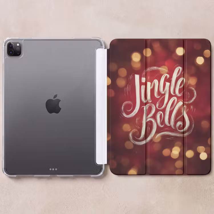 iPad-Hülle - Jingle - Bells - Weihnachten - Rot — 6
