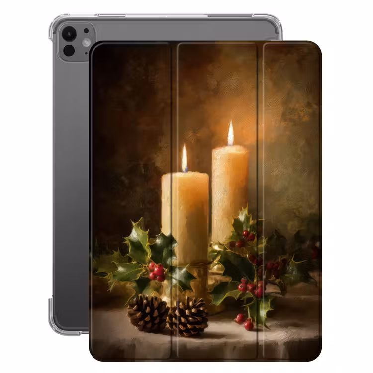 iPad-Hülle - Kerzenlicht - Weihnachten - Mehrfarbig — 1