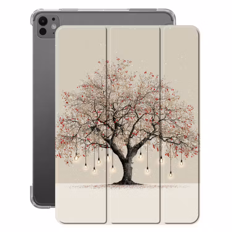 iPad-Hülle - Lichterbaum - Winter - Weihnachten - Mehrfarbig — 1