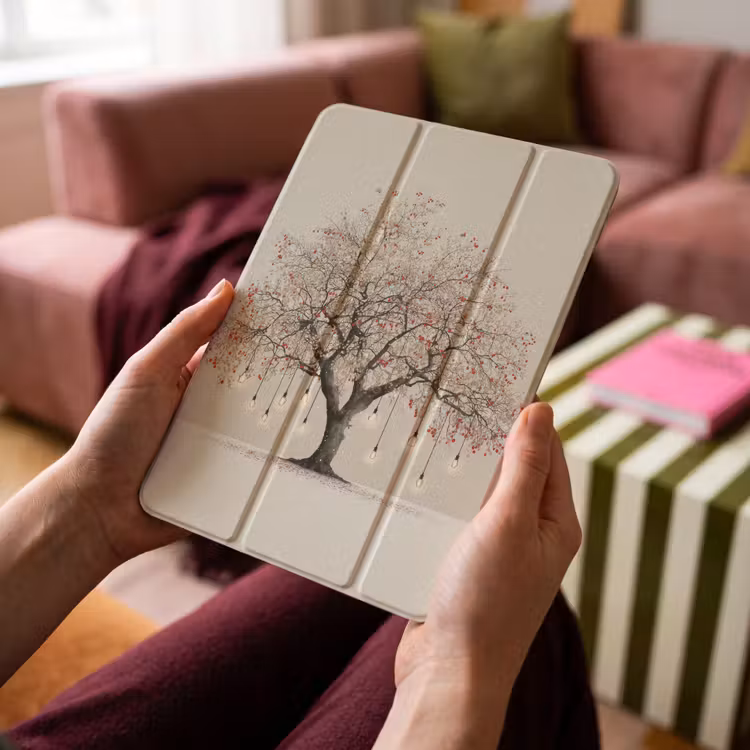 iPad-Hülle - Lichterbaum - Winter - Weihnachten - Mehrfarbig — 4