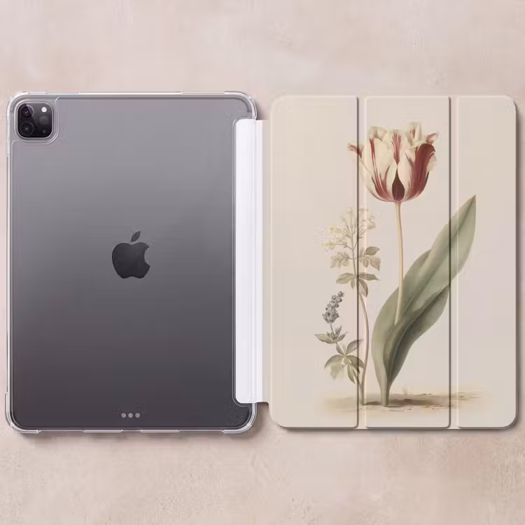 iPad-Hülle - Tulpe - Minimalistisch - Beige — 6