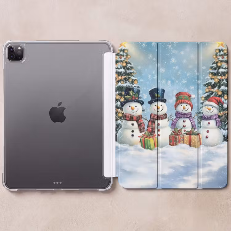 iPad-Hülle - Fröhlich - Verschneit - Farbenfroh — 6
