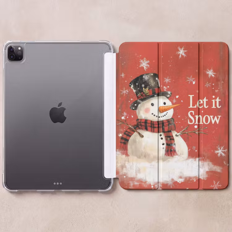 iPad-Hülle - Schneespaß - Winter - Schneemann — 6
