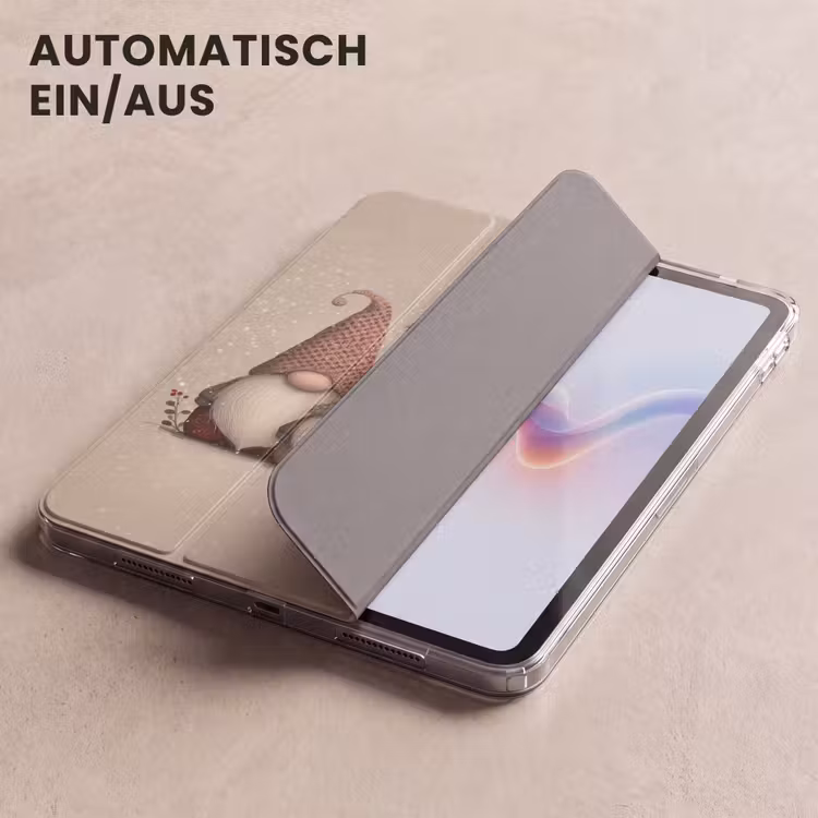 iPad-Hülle - Wichtel - Weihnachten - Schnee - Zipfelmützen — 5
