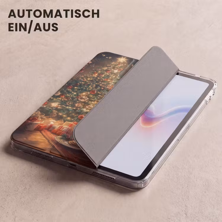 iPad-Hülle - Weihnachtsmann - Kamin - Dunkel — 5