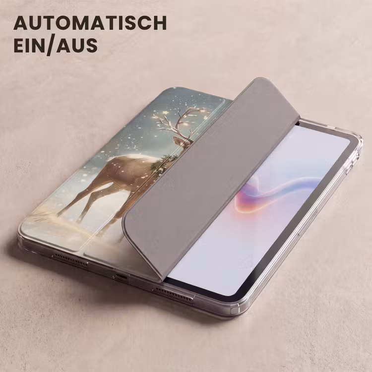 iPad-Hülle - Weihnachtszauber - Winterwald - Rentier — 5