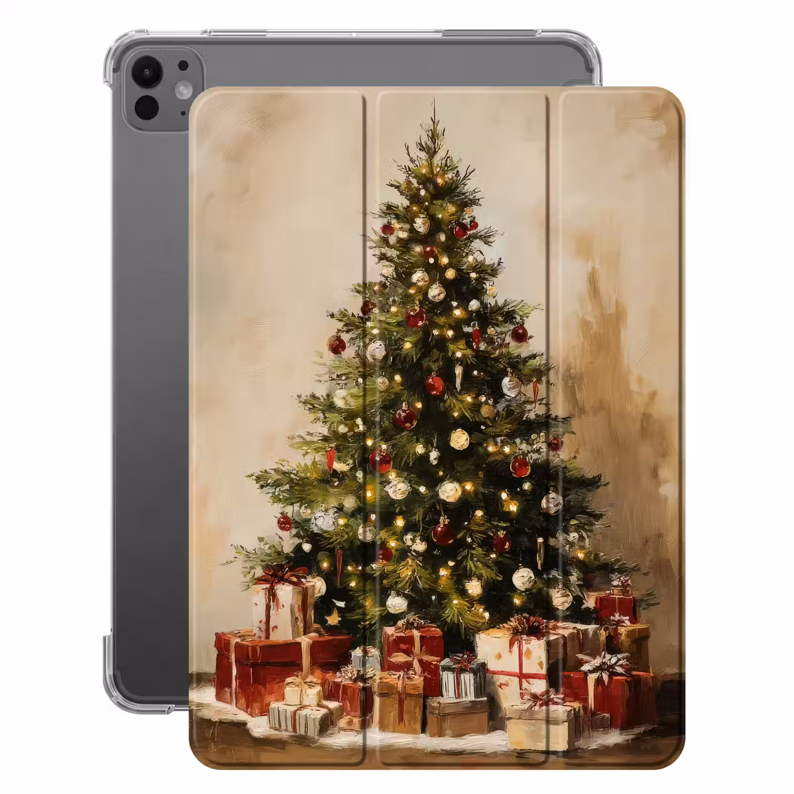 iPad-Hülle - Weihnachtsbaum - Geschmückt - Farbenfroh — 1