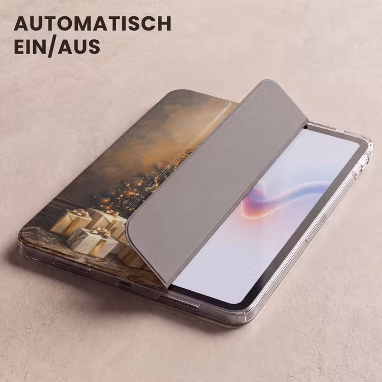 iPad-Hülle - Weihnachtsbaum - Geschenke - Gold — 5