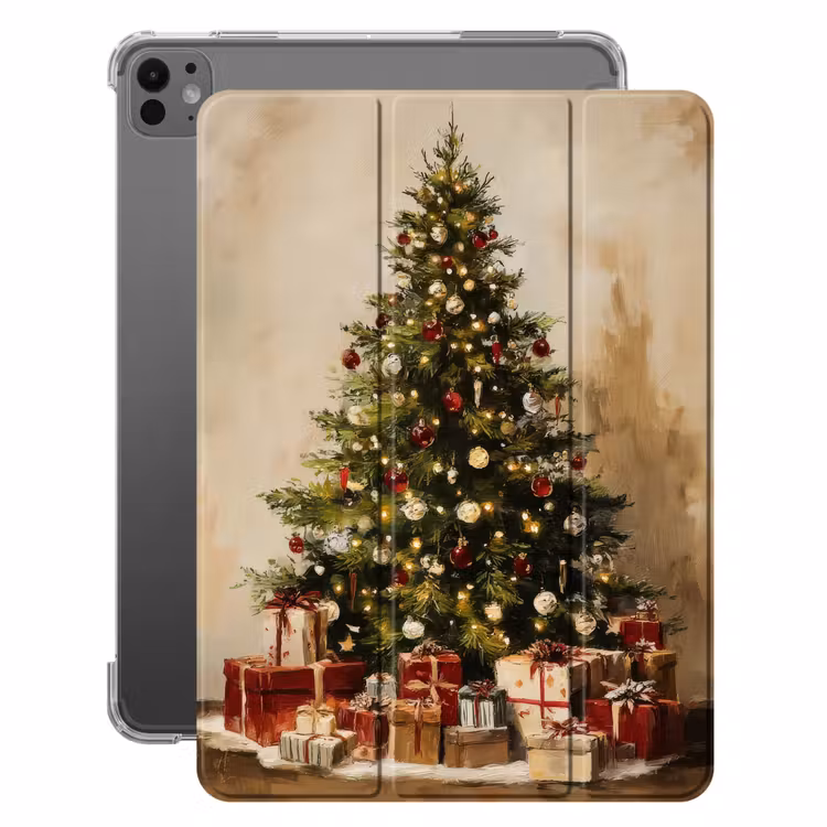 iPad-Hülle - Weihnachtsbaum - Geschmückt - Farbenfroh — 1