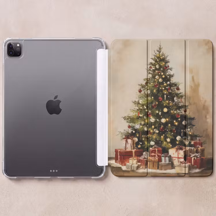 iPad-Hülle - Weihnachtsbaum - Geschmückt - Farbenfroh — 6