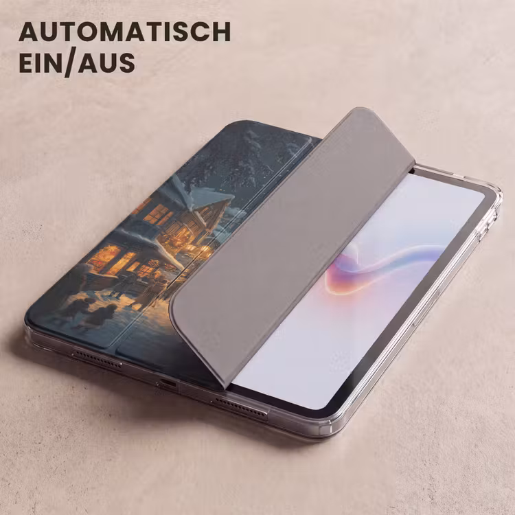 iPad-Hülle - Weihnachtsfeier - Dorf - Dunkelheit — 5