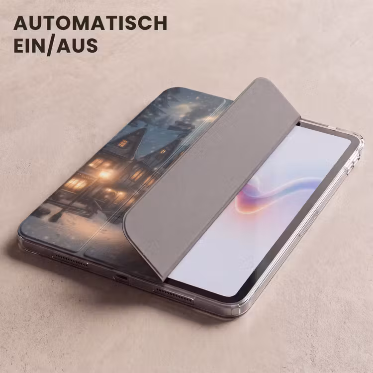 iPad-Hülle - Winterdorf - Schnee - Dunkelheit — 5