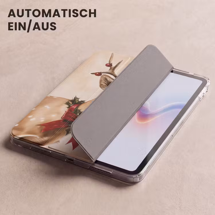 iPad-Hülle - Geweih - Weihnachten - Rentier - Rot — 5