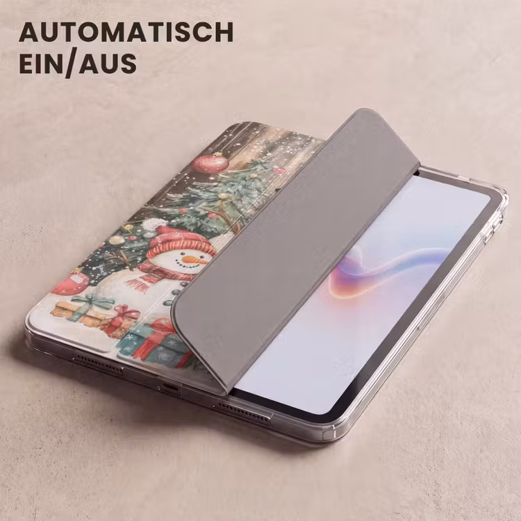 iPad-Hülle - Schneemann - Familie - Farbenfroh — 5