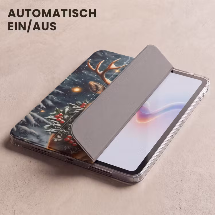 iPad-Hülle - Weihnachten - Magie - Wald - Farbenfroh — 5