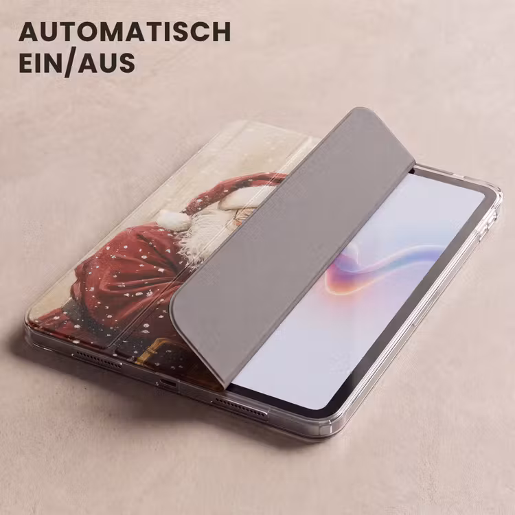 iPad-Hülle - Weihnachtsmann - Rentier - Schnee - Bunt — 5