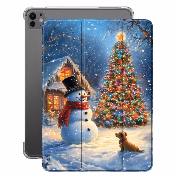 iPad-Hülle - Weihnachtswunder - Winterabend - Farbenfroh — 1