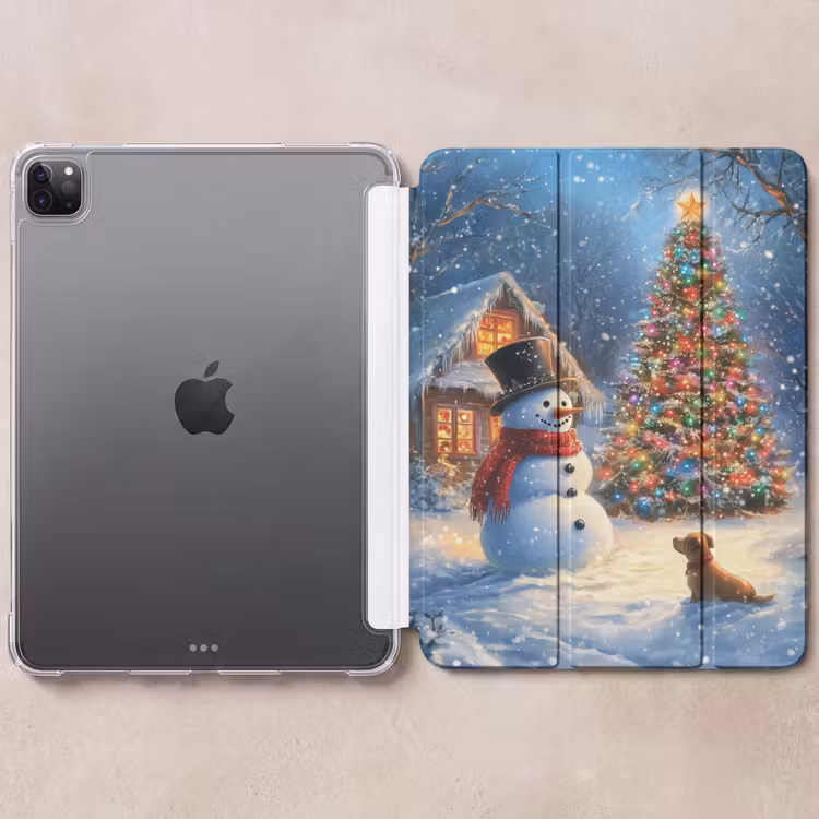 iPad-Hülle - Weihnachtswunder - Winterabend - Farbenfroh — 6