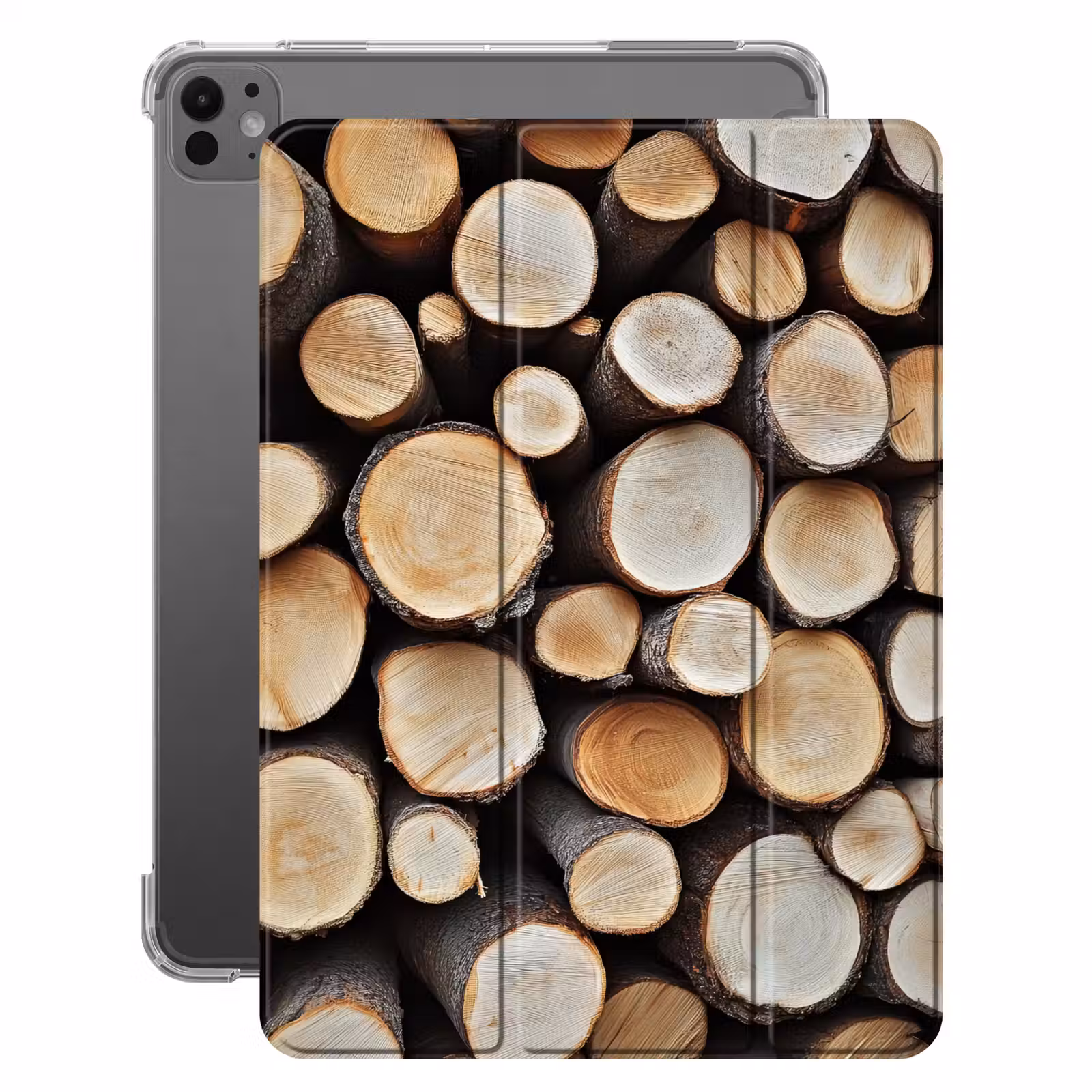 iPad-Hülle - Holz - Baumstämme - Textur — 1
