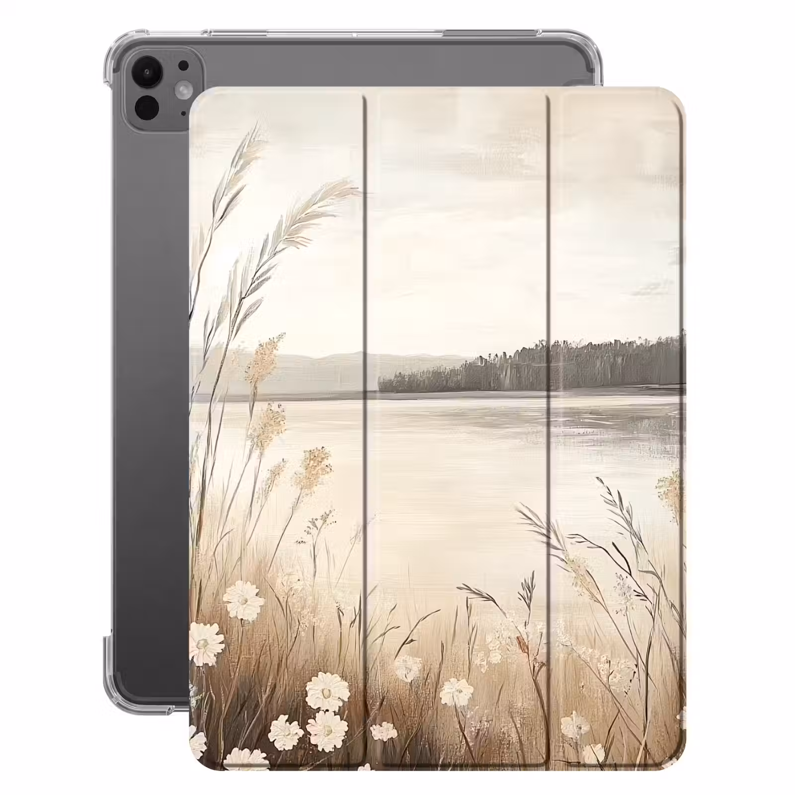 iPad-Hülle - See - Wasser - Natur - Beige — 1