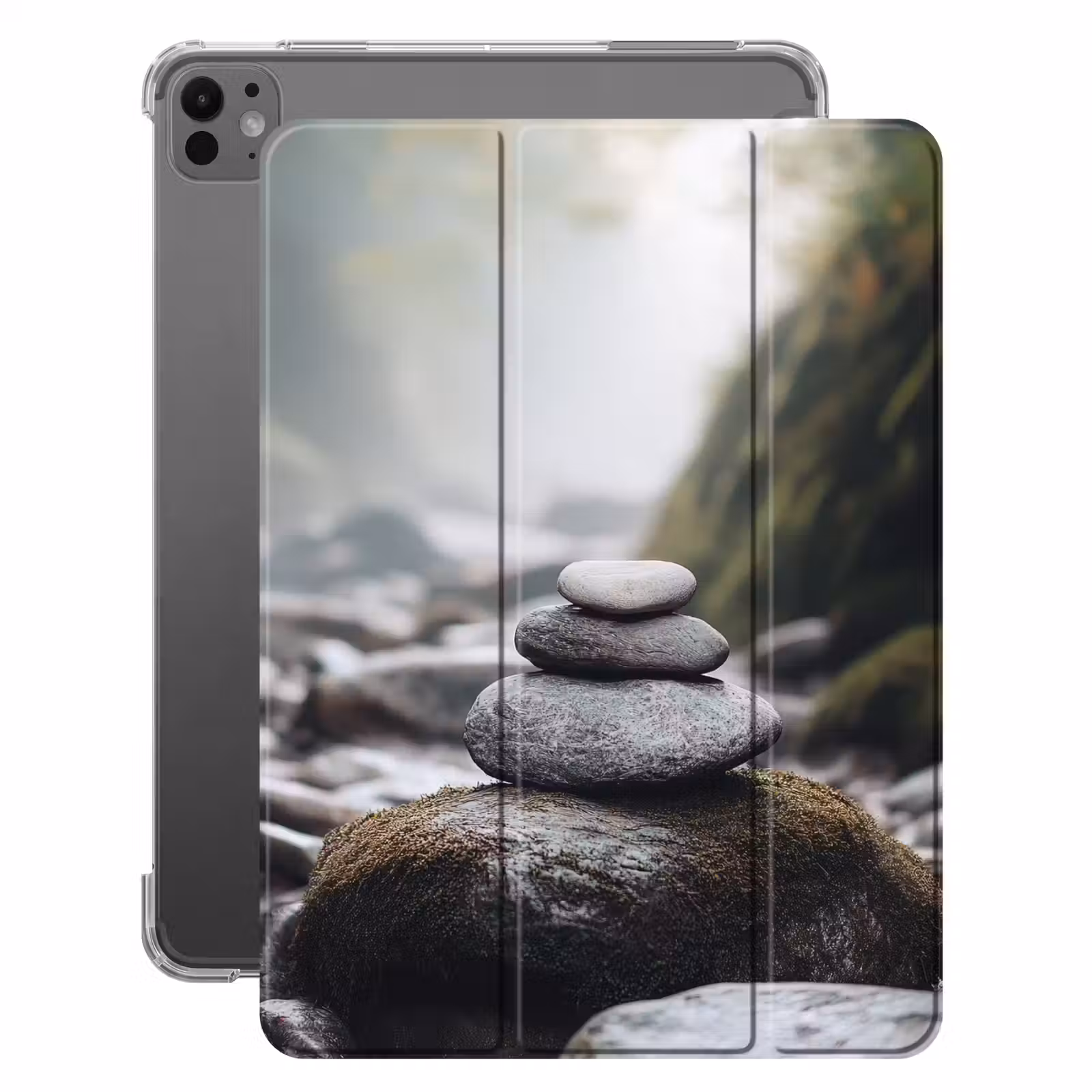 iPad-Hülle - Steine - Stapel - Natur — 1