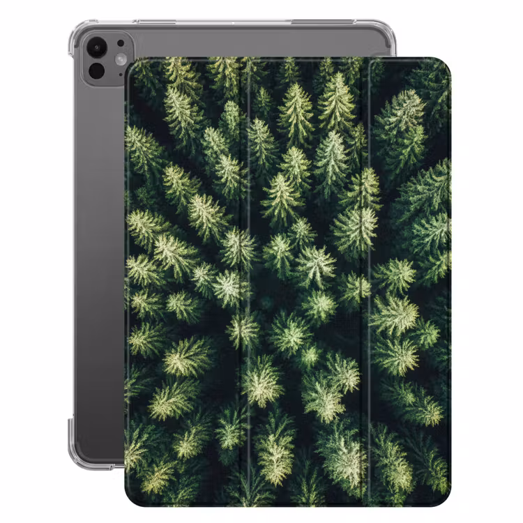 iPad-Hülle - Bäume - Nadelwälder - Struktur — 1