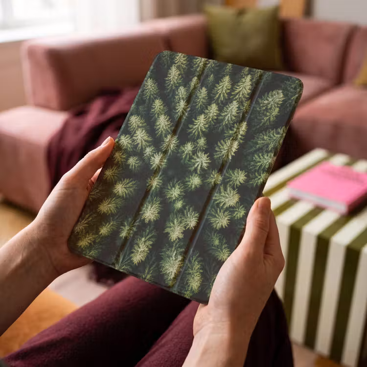 iPad-Hülle - Bäume - Nadelwälder - Struktur — 4