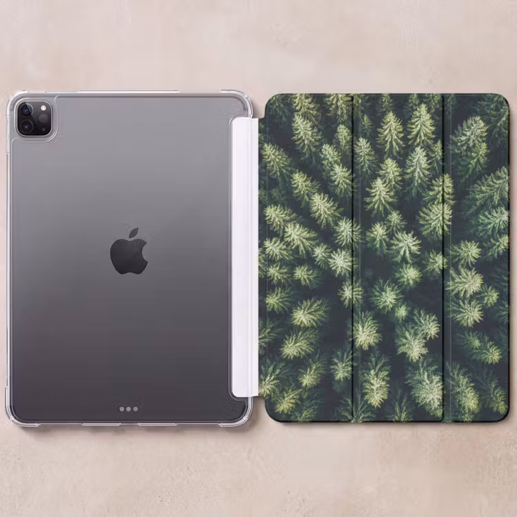iPad-Hülle - Bäume - Nadelwälder - Struktur — 6