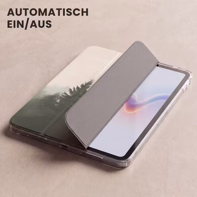 iPad-Hülle - Fichte - Bäume - Grün - Beige — 5