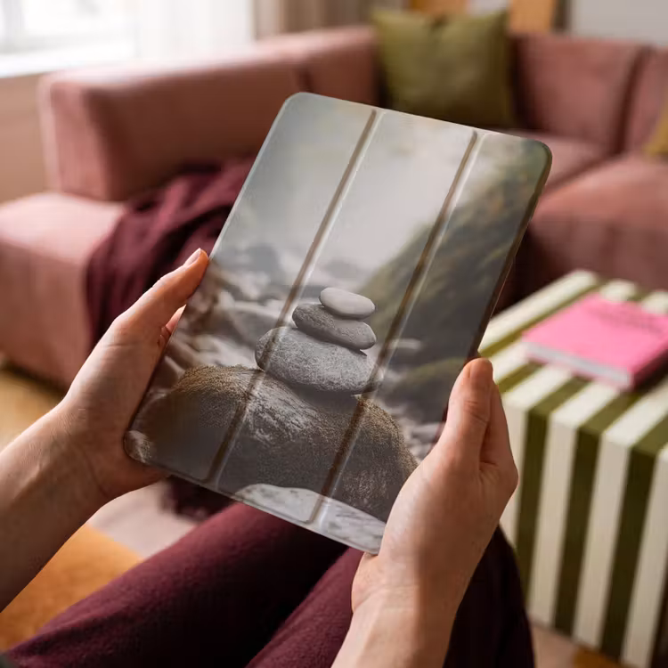 iPad-Hülle - Steine - Stapel - Natur — 4