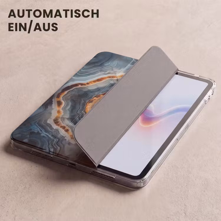 iPad-Hülle - Kreis - Ringe - Stein - Schattierungen — 5