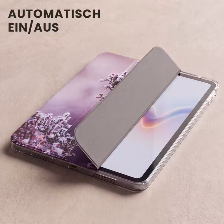 iPad-Hülle - Lavendel - Winter - Blumen - Lila — 5