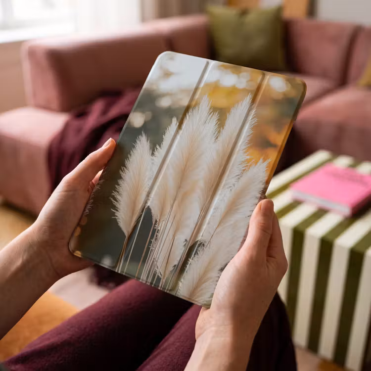 iPad-Hülle - Pampasgras - Federn - Zierpflanze — 4
